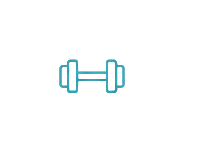 Strength rehabilitation icon